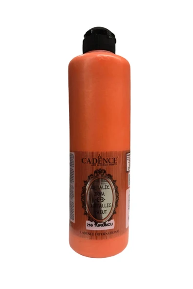 Metalik Boya 210 Turuncu 500ml ürün görseli 1
