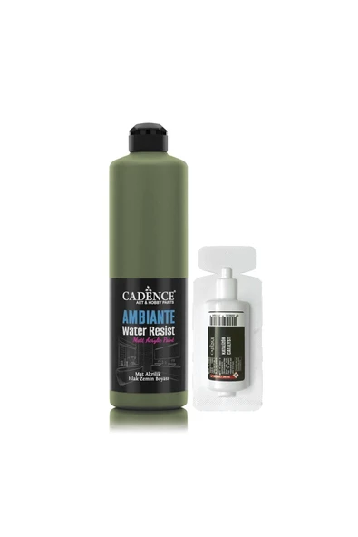 Ambiante Suya Dayanıklı Akrilik Boya Aw-15 Ceviz 500ml + Katalizör 20gr ürün görseli 1