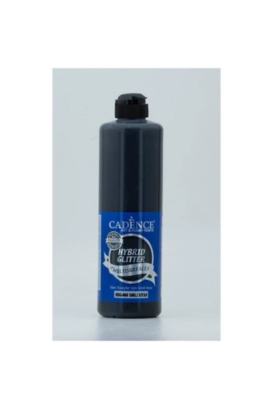 Hsg 060 Siyah Simli Akrilik Boya 500ml ürün görseli 1