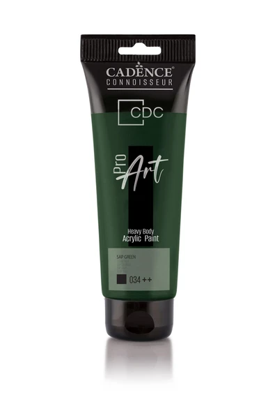 PR034 Orman Yeşili Cadence Proart Heavy Body Akrilik Boya 120ML - Cadence Tüp Akrilik Boya ürün görseli 1