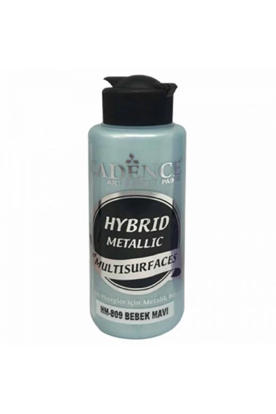 Hybrid Metallic For Multisurfaces Metalik Akrilik Boya 120ml Bebek Mavi 809 ürün görseli 1