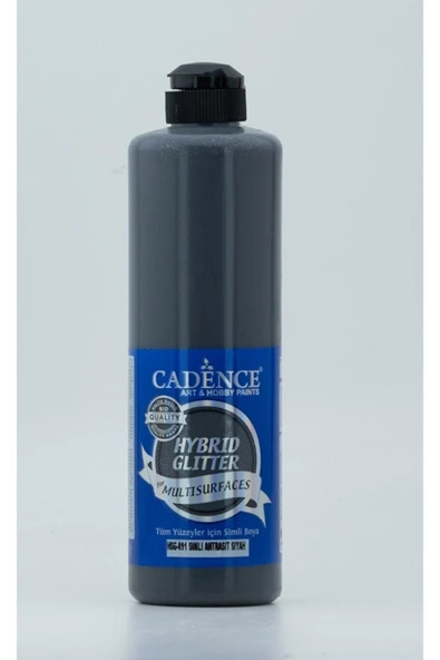 Hybrid Multisurface Simli Akrilik Boya 500ml - Hsg-091 A.siyah ürün görseli 1