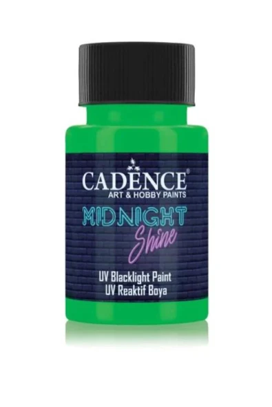 MIDNIGHT SHINE UV REAKTIF BOYA MS- 09 YEŞİL 50 ML ürün görseli 1