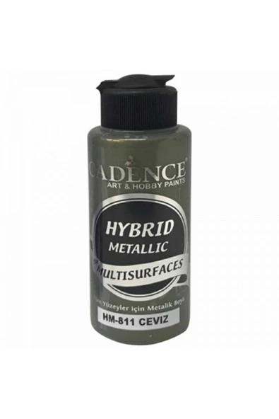 Hybrid Metallic For Multisurfaces Metalik Akrilik Boya 120ml Ceviz 811 ürün görseli 1
