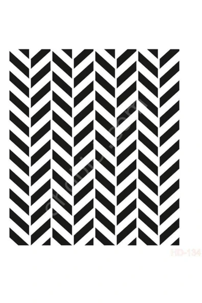Hd134 Home Dekor Stencil 45x45 ürün görseli 1