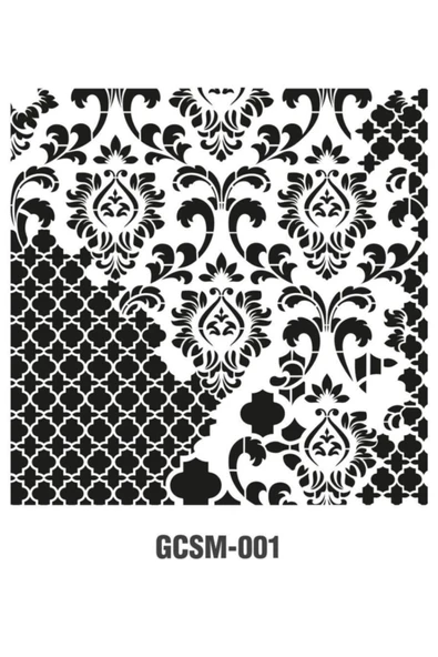 Grunge Stencil Midi (25x25) Gcsm-001 ürün görseli 1