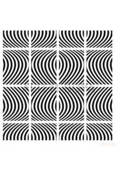 Hd144 Home Dekor Stencil 45x45 ürün görseli 1