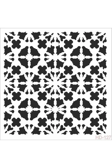 Hd127 Home Dekor Stencil 45x45 ürün görseli 1