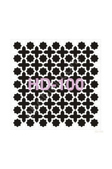 Hd100 Home Dekor Stencil 45x45 ürün görseli 1