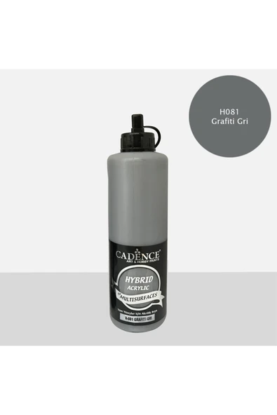 Hybrid Multisurface Akrilik Boya 500 Ml. H-081 Grafiti Gri ürün görseli 1
