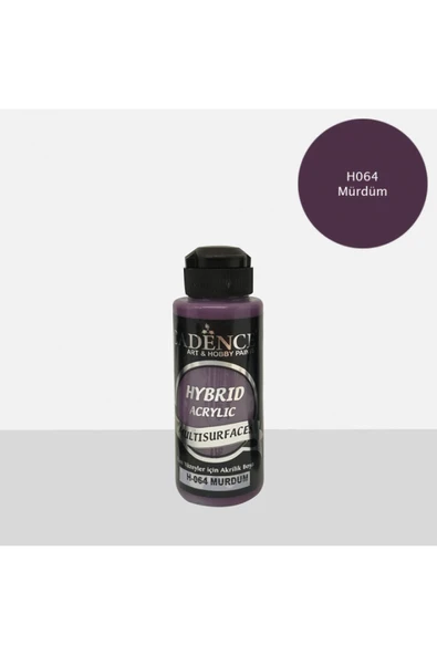 Cadence Hybrıd Akr. Multısurfaces H-064 Mürdüm 120ml ürün görseli 1