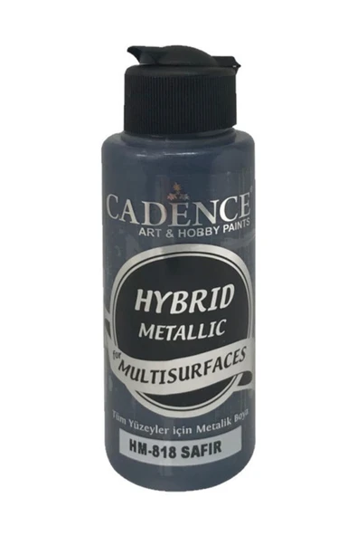 Hybrid Multisurface Metalik Boya 120 Ml. Hm-818 Safir ürün görseli 1