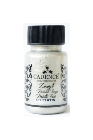 Cadence 137 Platin Dora Metalik Boya 50 Ml ürün görseli 1
