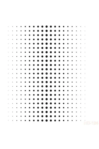 Hd124 Home Dekor Stencil 45x45 ürün görseli 1