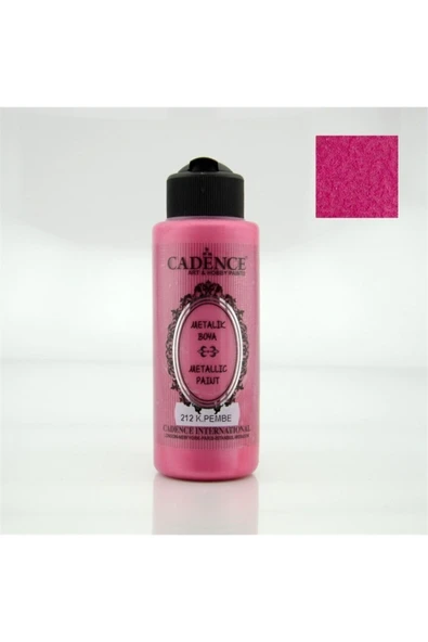 Metalik Sedefli Boya 120ml.212 Koyu Pembe ürün görseli 1