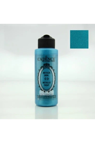 Metalik Sedefli Boya 120ml.214 Turkuaz ürün görseli 1