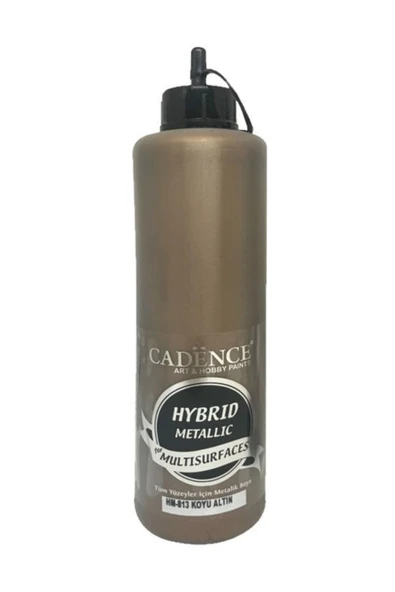 Hybrid Multisurface Metalik Boya 500 Ml. Hm-813 Koyu Altın ürün görseli 1