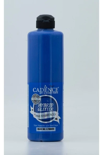 Hybrid Multisurface Simli Akrilik Boya 500ml - Hsg-038 Ultramarıne ürün görseli 1