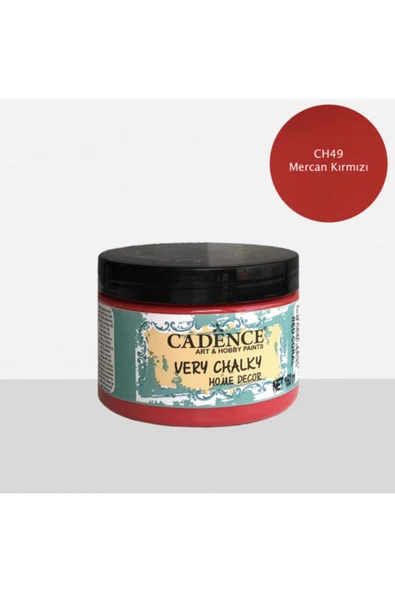 Ch49 Mercan Kırmızı - Very Chalky Home Decor 150ml ürün görseli 1