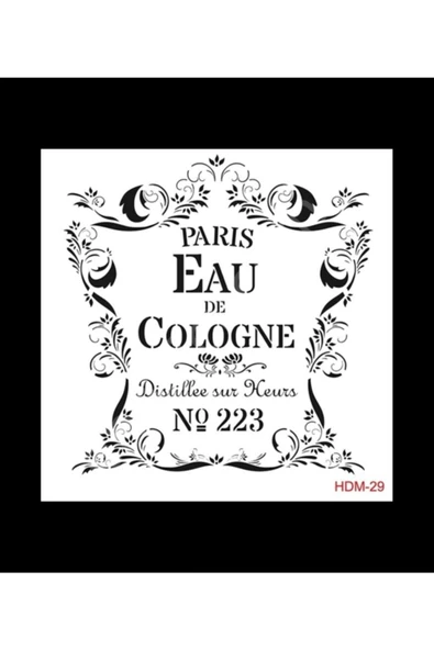 Hdm29 Home Dekor Midi Stencil (25x25) ürün görseli 1