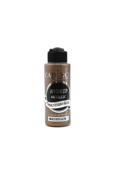 Hybrid Multisurface Metalik Boya 120 Ml. Hm-813 Koyu Altın ürün görseli 1