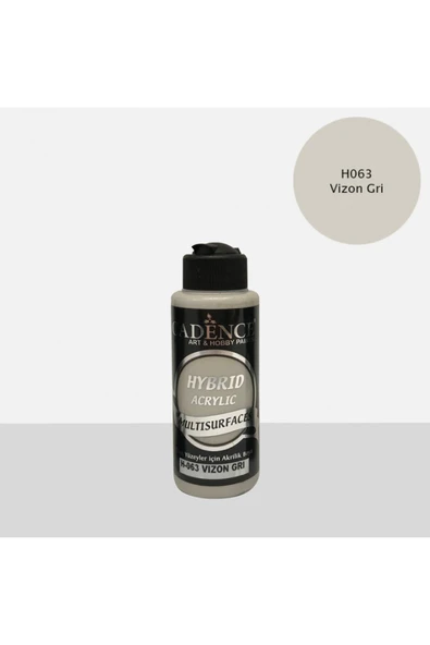 Cadence Hybrıd Akr. Multısurfaces H-063 Vizon Gri 120ml ürün görseli 1