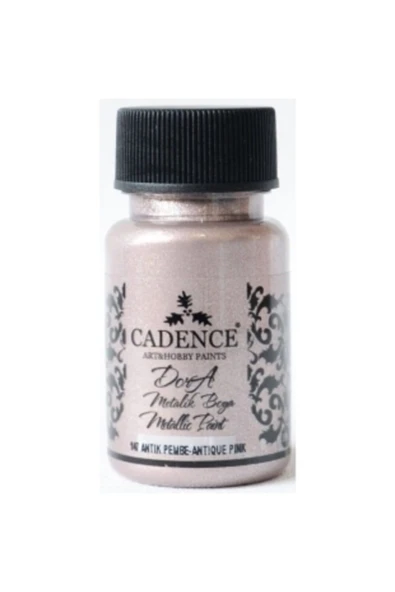 Cadence 147 Antik Pembe Dora Metalik Boya 50ml ürün görseli 1