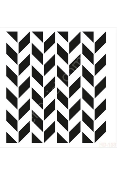 Hd133 Home Dekor Stencil 45x45 ürün görseli 1