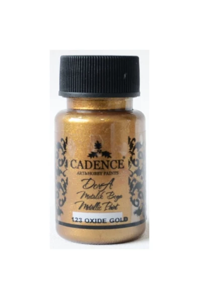 Cadence 123 Oksit Altın Dora Metalik Boya 50ml(cc) ürün görseli 1