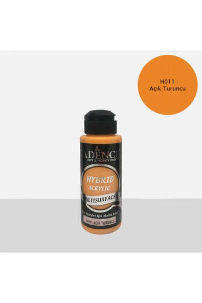 Cadence Hybrıd Akr. Multısurfaces H-011 Açık Turuncu 120ml ürün görseli 1