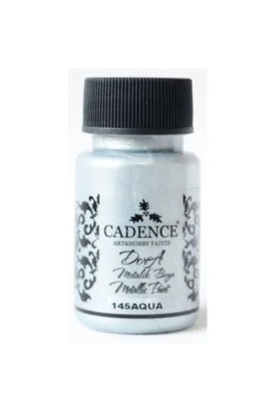 Cadence 145 Aqua Dora Metalik Boya 50ml(cc) ürün görseli 1