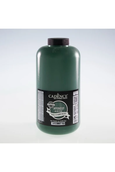 H-113 Zümrüt Yeşili 2000 Ml (3 Kg ) Hybrid Multisurface Akrilik Boya (hibrit) ürün görseli 1