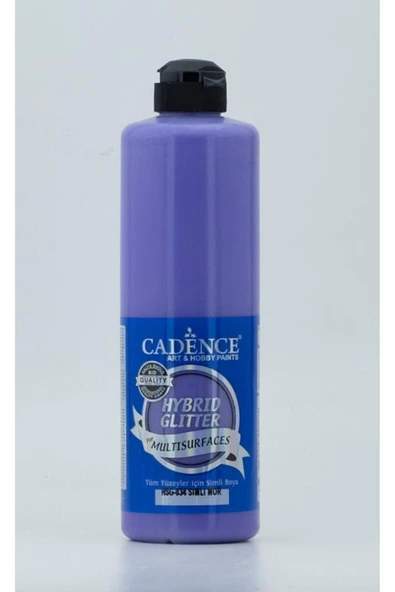 Hybrid Multisurface Simli Akrilik Boya 500ml - Hsg-034 Mor ürün görseli 1