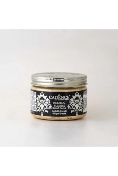 Şampanya Metalik Esnek Rölyef Pasta - Mf02 ürün görseli 1
