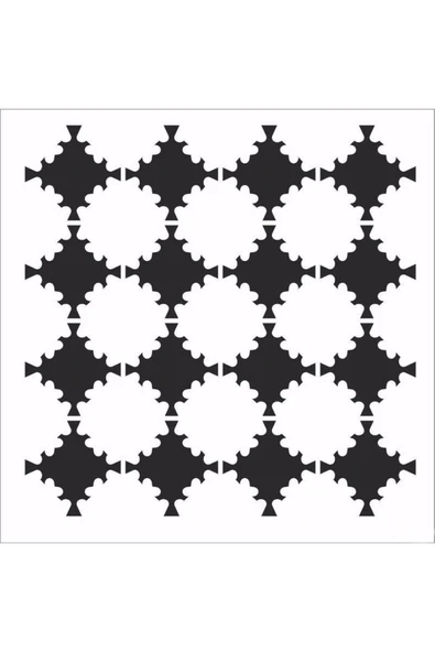 Hd128 Home Dekor Stencil 45x45 ürün görseli 1