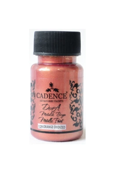 Cadence 129 Oksit Turuncu Dora Metalik Boya 50ml(cc) ürün görseli 1