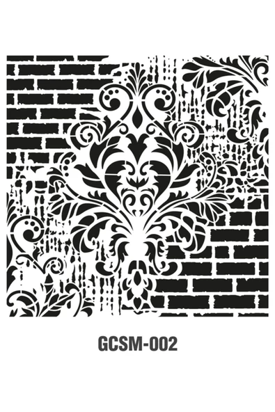 Grunge Stencıl Mini Gcsm-002 25x25 ürün görseli 1