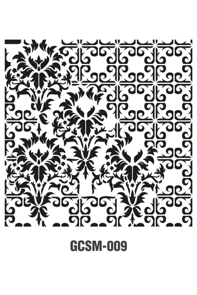 Grunge Stencıl Mini Gcsm-009 25x25 ürün görseli 1