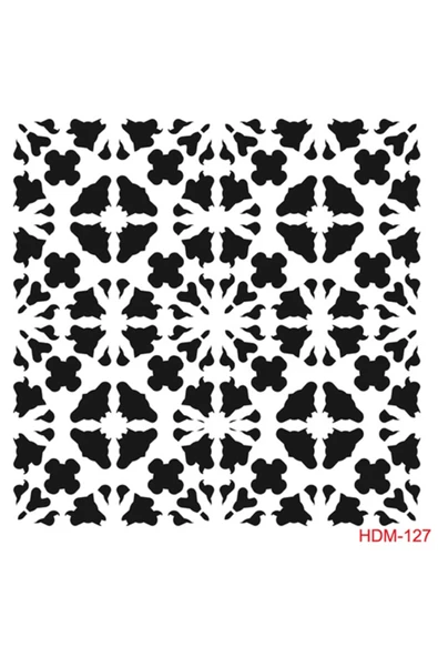 Hdm127 Home Dekor Midi Stencil (25x25) ürün görseli 1