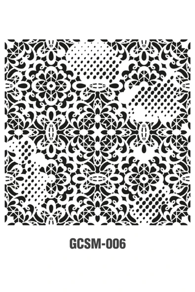 Grunge Stencıl Mini Gcsm-006 25x25 ürün görseli 1