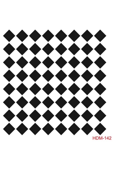 Hdm142 Home Dekor Midi Stencil (25x25) ürün görseli 1