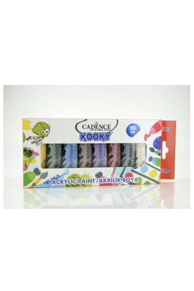 Kooky Akrilik 8 Li Set 20 Ml ürün görseli 1