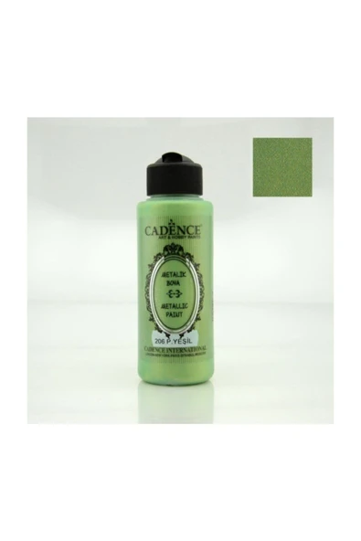 Metalik Sedefli Boya 120ml.206 Pastel Yeşili ürün görseli 1