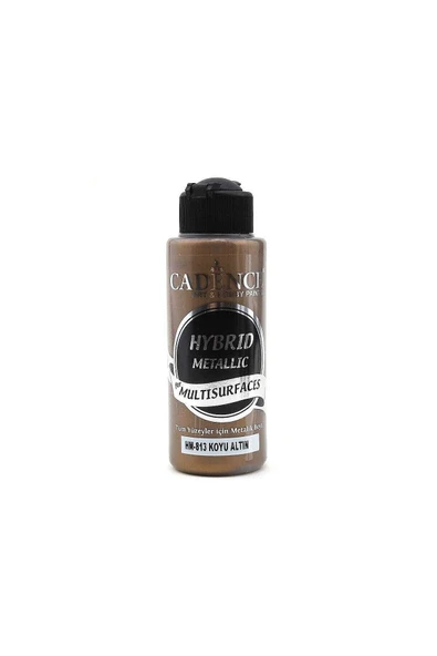 Hybrid Multisurface Metalik Boya 120 Ml. Hm-813 Koyu Altın ürün görseli 1