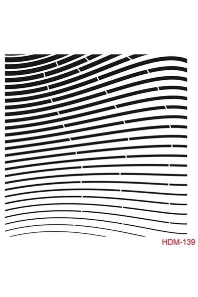 Hdm139 Home Dekor Midi Stencil (25x25) ürün görseli 1