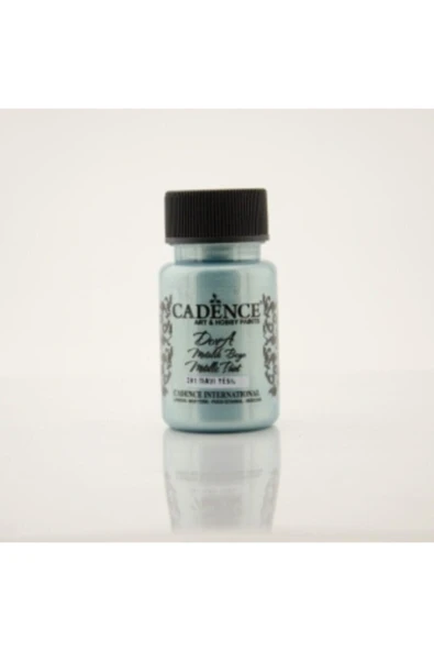Cadence 201 Mavi Yeşil - Dora Metalik Boya 50ml ürün görseli 1