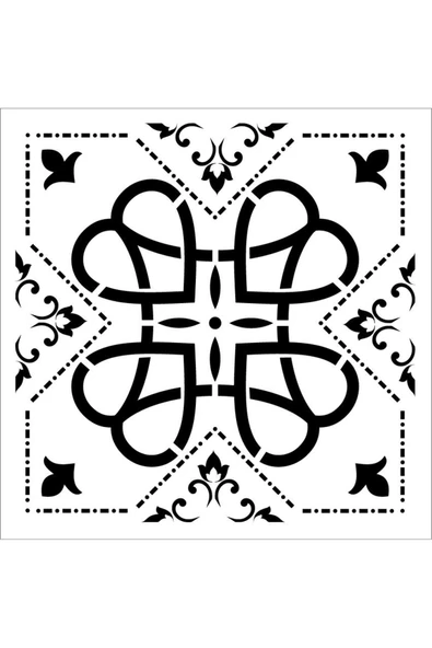 Tcs Seri Stencil (30X30) Tcs-014 ürün görseli 1