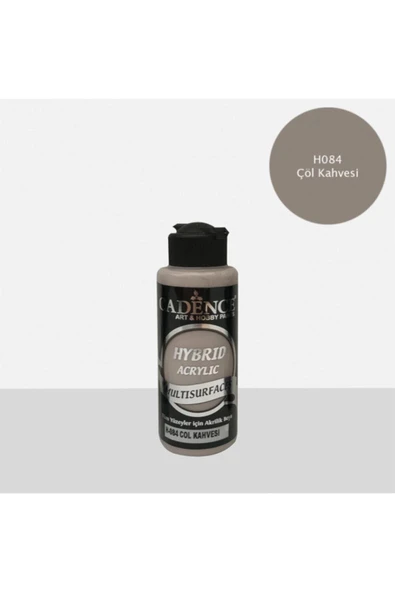 H-084 Çöl Kahve , Multısurface 120 ml Akrilik Boya ürün görseli 1