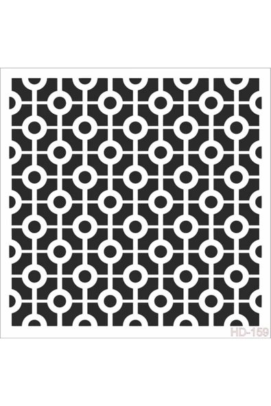Hd159 Home Dekor Stencil 45x45 ürün görseli 1