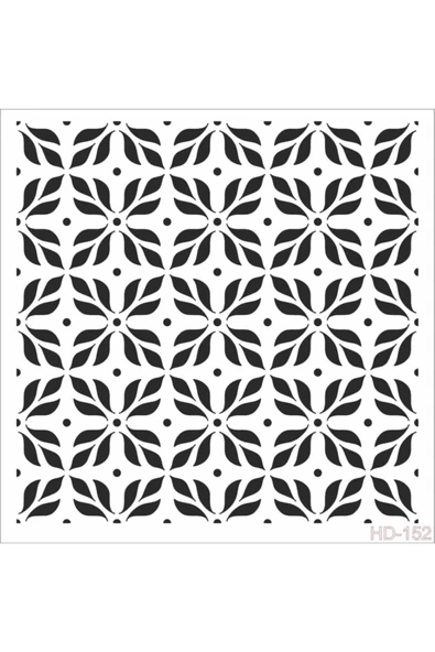Hd152 Home Dekor Stencil 45x45 ürün görseli 1